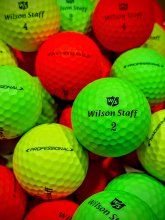 Wilson Staff Professional matt färg-mix golfbollar