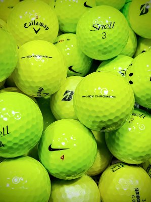 Gula pro tour Golfbollar